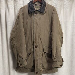 Rainforest SIGNATURE HERITAGE DOWN ZIP OUT LINER Olive Jacket XL leather…